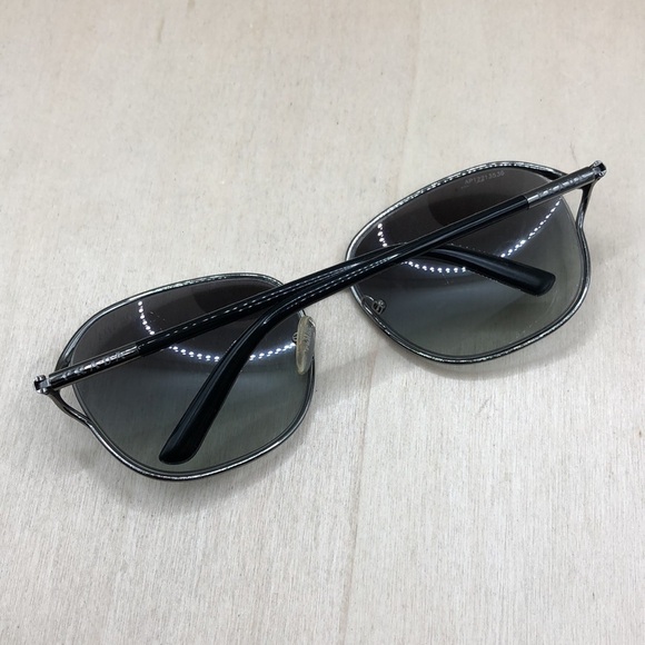 Prada Gunmetal Metal Frame Gradient Tint Sunglasses - SPR 58M HAS FLAWS READ - Picture 6 of 12